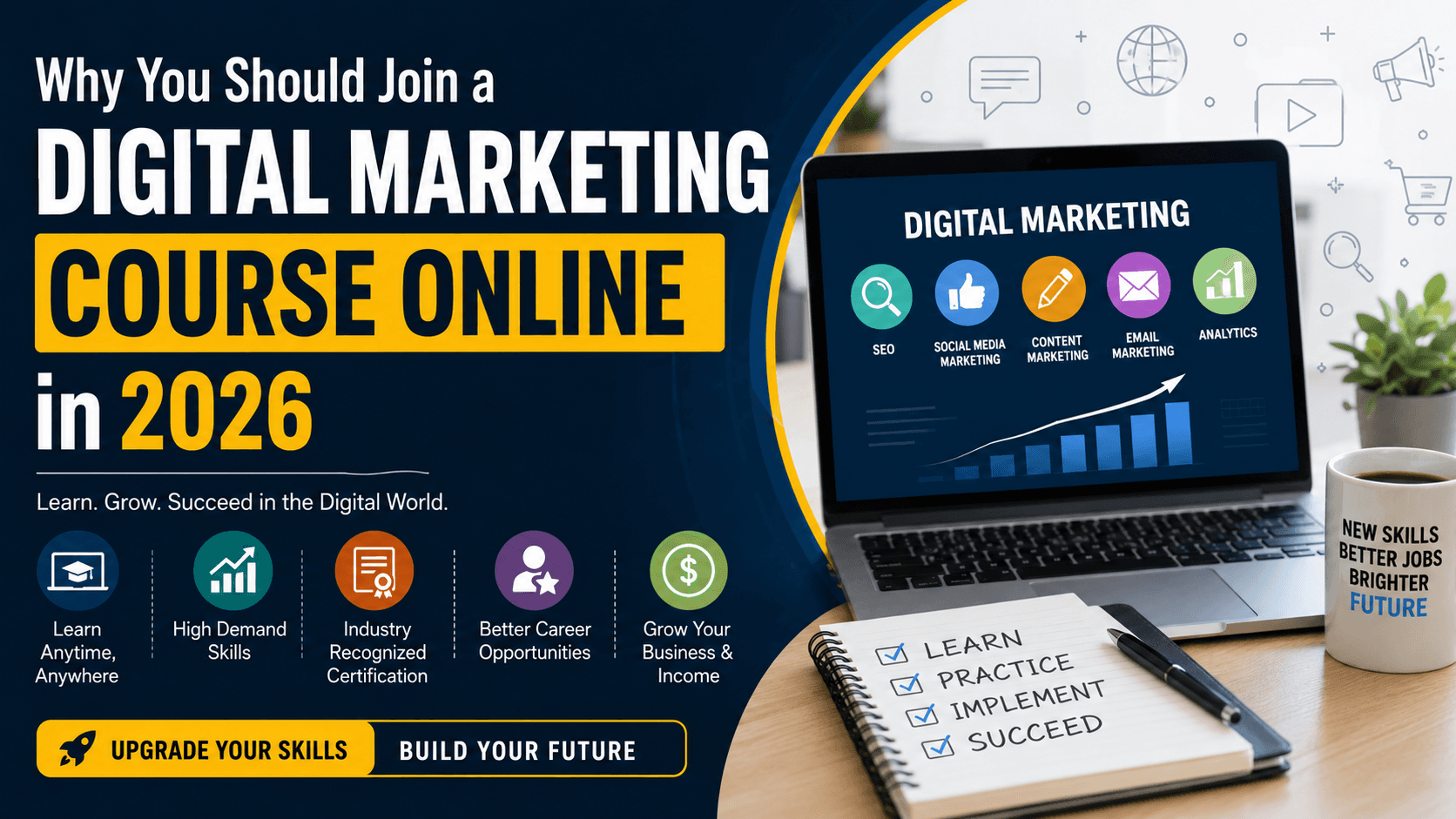 Why You Should Join a Digital Marketing Course Online in 2026