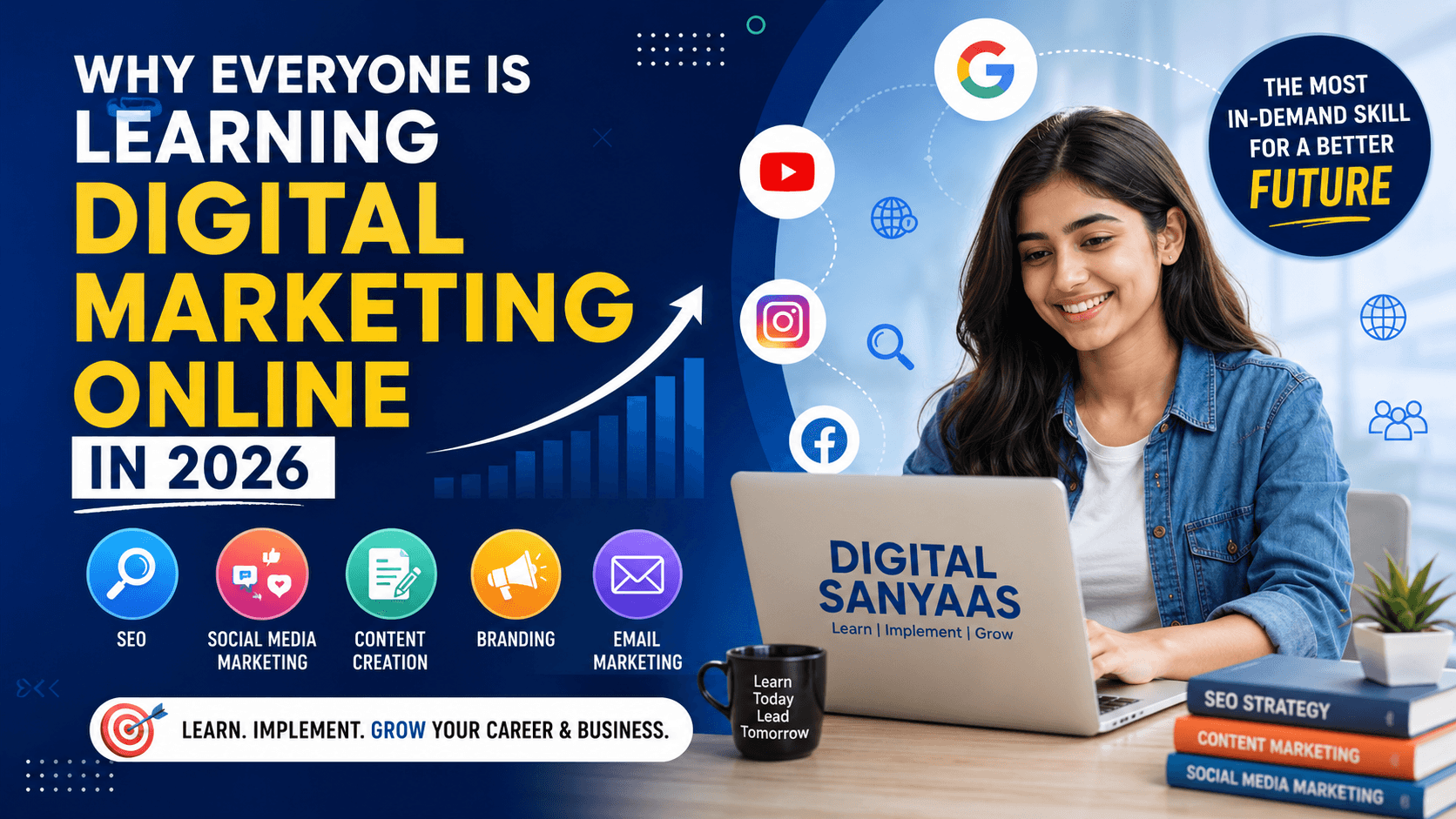 Why Everyone is Learning Digital Marketing Online in 2026 | Digital Sanyaas