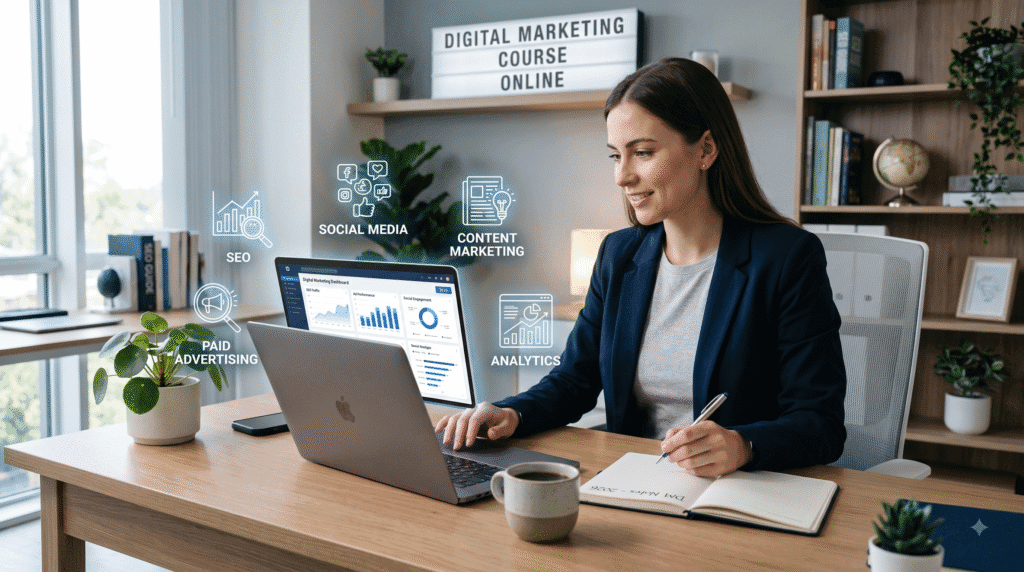 Digital Marketing Course Online: Complete Guide for Beginners in 2026